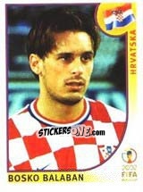 Sticker Bosko Balaban - FIFA World Cup Korea/Japan 2002 - Panini