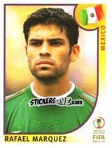 Sticker Rafael Marquez - FIFA World Cup Korea/Japan 2002 - Panini
