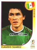 Sticker Claudio Suarez - FIFA World Cup Korea/Japan 2002 - Panini