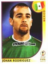 Sticker Johan Rodriguez - FIFA World Cup Korea/Japan 2002 - Panini