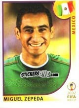 Sticker Miguel Zepeda - FIFA World Cup Korea/Japan 2002 - Panini