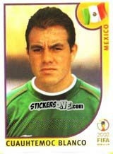 Figurina Cuauhtemoc Blanco - FIFA World Cup Korea/Japan 2002 - Panini