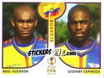 Cromo Raul Guerron/Giovany Espinoza