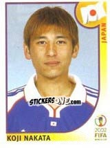 Figurina Koji Nakata - FIFA World Cup Korea/Japan 2002 - Panini