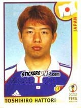 Sticker Toshihiro Hattori - FIFA World Cup Korea/Japan 2002 - Panini