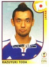Sticker Kazuyuki Toda - FIFA World Cup Korea/Japan 2002 - Panini