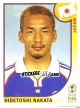 Cromo Hidetoshi Nakata - FIFA World Cup Korea/Japan 2002 - Panini