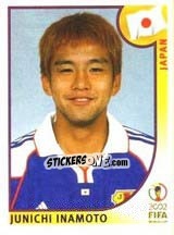 Sticker Junichi Inamoto - FIFA World Cup Korea/Japan 2002 n. 542 - Panini