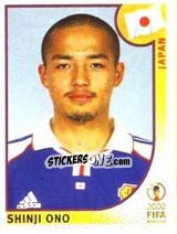 Sticker Shinji Ono - FIFA World Cup Korea/Japan 2002 n. 543 - Panini