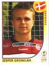 Sticker Jesper Gronkjaer - FIFA World Cup Korea/Japan 2002 - Panini