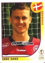 Cromo Ebbe Sand - FIFA World Cup Korea/Japan 2002 - Panini