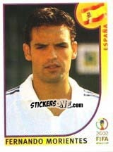 Figurina Fernando Morientes - FIFA World Cup Korea/Japan 2002 - Panini