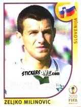 Sticker Zeljko Milinovic - FIFA World Cup Korea/Japan 2002 - Panini