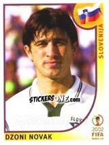 Cromo Dzoni Novak - FIFA World Cup Korea/Japan 2002 - Panini