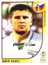 Sticker Amir Karic - FIFA World Cup Korea/Japan 2002 - Panini