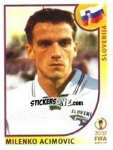 Sticker Milenko Acimovic - FIFA World Cup Korea/Japan 2002 - Panini