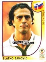 Cromo Zlatko Zahovic - FIFA World Cup Korea/Japan 2002 - Panini