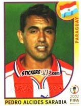 Sticker Pedro Alcides Sarabia - FIFA World Cup Korea/Japan 2002 - Panini