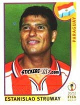 Cromo Estanislao Struway - FIFA World Cup Korea/Japan 2002 - Panini