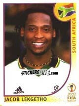 Cromo Jacob Lekgetho - FIFA World Cup Korea/Japan 2002 - Panini