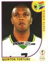 Figurina Quinton Fortune - FIFA World Cup Korea/Japan 2002 - Panini