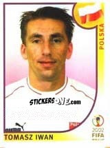 Sticker Tomasz Iwan - FIFA World Cup Korea/Japan 2002 - Panini