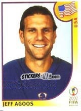 Figurina Jeff Agoos - FIFA World Cup Korea/Japan 2002 - Panini