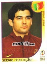 Sticker Sergio Conceição - FIFA World Cup Korea/Japan 2002 - Panini