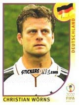 Sticker Christian Wörns - FIFA World Cup Korea/Japan 2002 - Panini