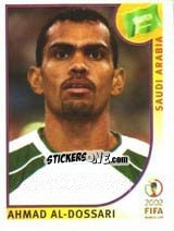 Sticker Ahmad Al-Dossari - FIFA World Cup Korea/Japan 2002 n. 334 - Panini