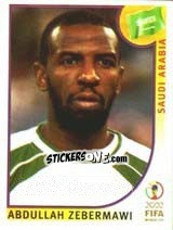 Sticker Abdullah Zebermawi - FIFA World Cup Korea/Japan 2002 n. 335 - Panini