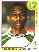 Sticker Hamad Al-Montashari - FIFA World Cup Korea/Japan 2002 n. 336 - Panini