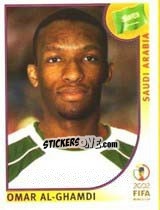 Sticker Omar Al-Ghamdi - FIFA World Cup Korea/Japan 2002 n. 342 - Panini