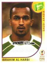 Sticker Ibrahim Al-Harbi - FIFA World Cup Korea/Japan 2002 n. 343 - Panini