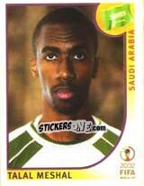 Sticker Talal Meshal - FIFA World Cup Korea/Japan 2002 n. 344 - Panini