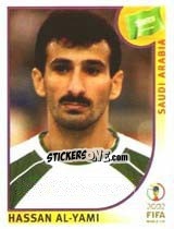 Sticker Hassan Al-Yami - FIFA World Cup Korea/Japan 2002 n. 346 - Panini