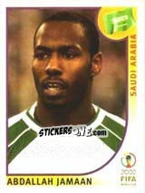 Sticker Abdallah Jamaan - FIFA World Cup Korea/Japan 2002 n. 347 - Panini