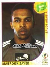 Sticker Mabrouk Zayed - FIFA World Cup Korea/Japan 2002 n. 348 - Panini