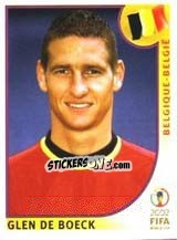 Cromo Glen De Boeck - FIFA World Cup Korea/Japan 2002 - Panini