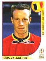 Cromo Joos Valgaeren - FIFA World Cup Korea/Japan 2002 - Panini