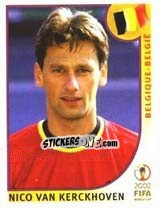 Sticker Nico Van Kerckhoven - FIFA World Cup Korea/Japan 2002 - Panini