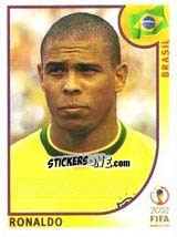 Sticker Ronaldo - FIFA World Cup Korea/Japan 2002 - Panini