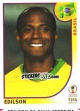 Sticker Edilson - FIFA World Cup Korea/Japan 2002 - Panini