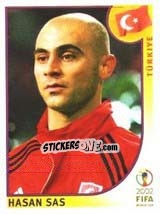 Sticker Hasan Sas - FIFA World Cup Korea/Japan 2002 - Panini