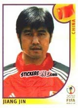 Sticker Jiang Jin - FIFA World Cup Korea/Japan 2002 - Panini