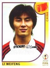 Figurina Li Weifeng - FIFA World Cup Korea/Japan 2002 - Panini