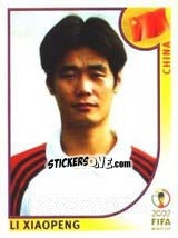 Sticker Li Xiaopeng - FIFA World Cup Korea/Japan 2002 - Panini