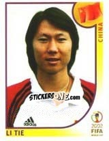 Sticker Li Tie - FIFA World Cup Korea/Japan 2002 - Panini