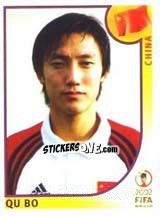 Figurina Qu Bo - FIFA World Cup Korea/Japan 2002 - Panini