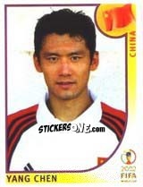 Sticker Yang Chen - FIFA World Cup Korea/Japan 2002 - Panini